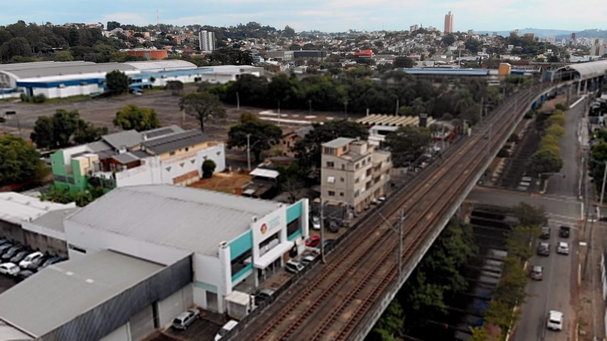Vista aérea do Catarata Center em Novo Hamburgo
